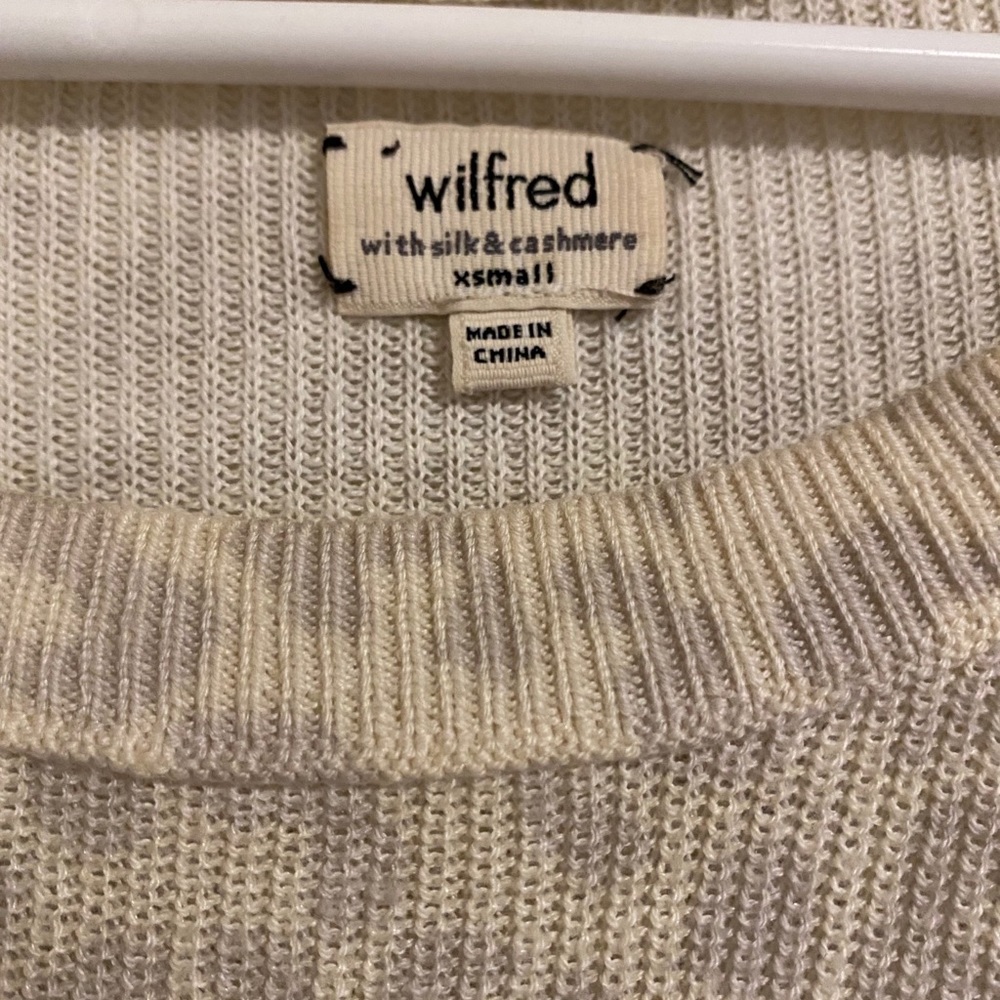 Wilfred silk and cashmere sweater